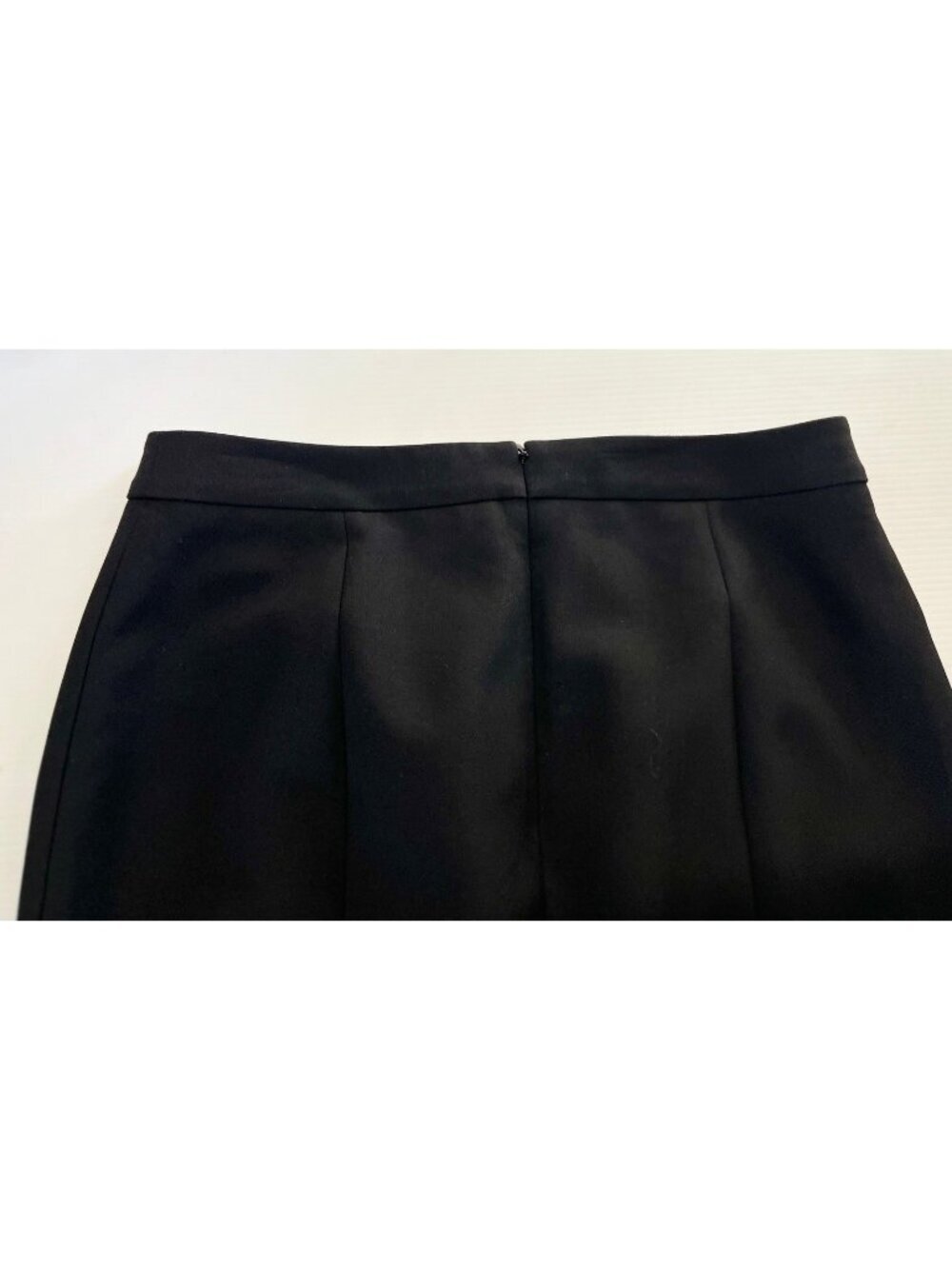 Classiques Entier Black Midi Skirt Size 12 NWT Front Slit Career Office Work - Picture 10 of 15